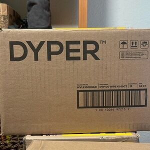 Dyper case of wipes, 6 packs in box, 60 wipes per pack. Never opened. Brand new